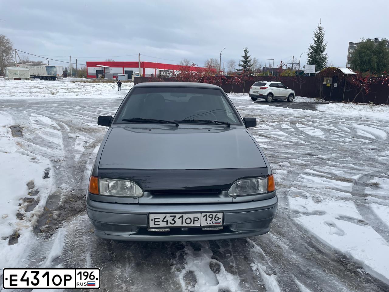 Фото автомобиля LADA 2114 SAMARA, 2008 — госномер Х070КС51. Цвет: СЕРО-ЗЕЛЕНЫЙ