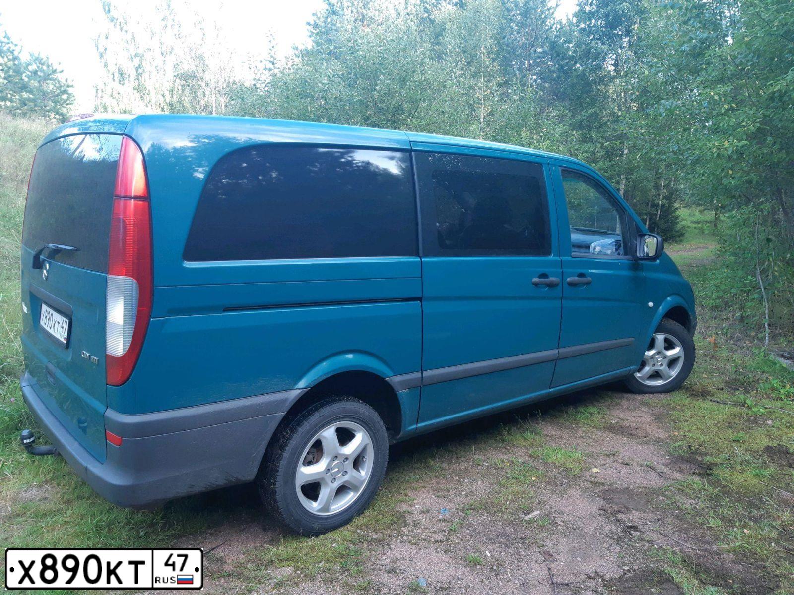 Фото автомобиля MERCEDES VITO, 2010 — госномер Н276СН198. Цвет: ЗЕЛЕНЫЙ