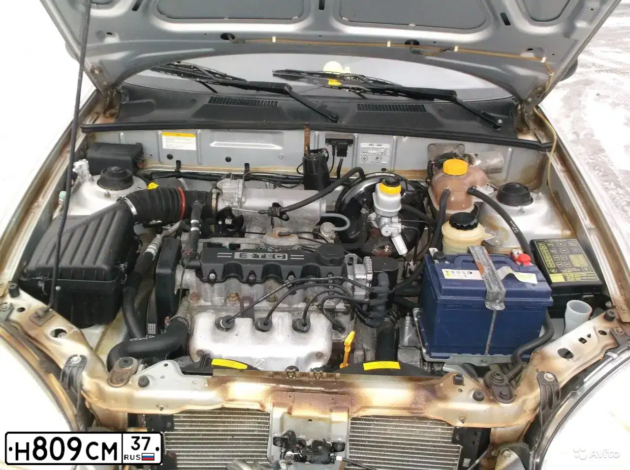 Фото автомобиля CHEVROLET LANOS, 2008 — госномер М453УА13