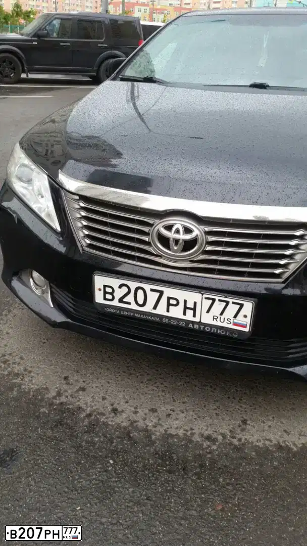 Фото автомобиля TOYOTA CAMRY, 2013 — госномер В207РН777. Цвет: ЧЕРНЫЙ