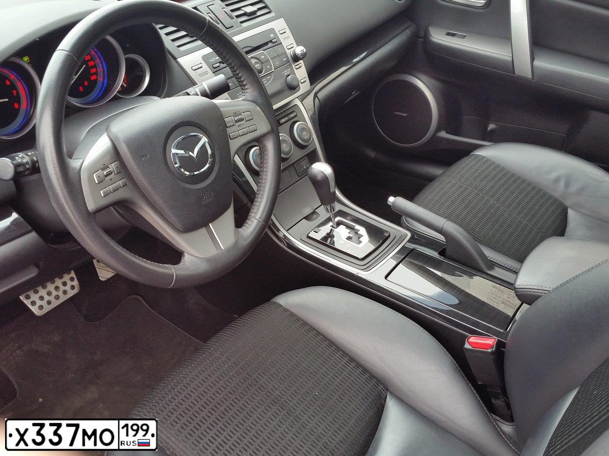 Фото автомобиля MAZDA 6, 2008 — госномер М658НЕ750. Цвет: ФИОЛЕТОВЫЙ СВЕТЛЫЙ