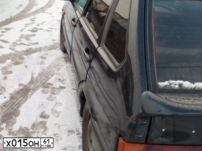 Фото автомобиля LADA 2114 SAMARA, 2007 — госномер А594ХЕ161. Цвет: ГРАФИТОВЫЙ МЕТАЛЛИК