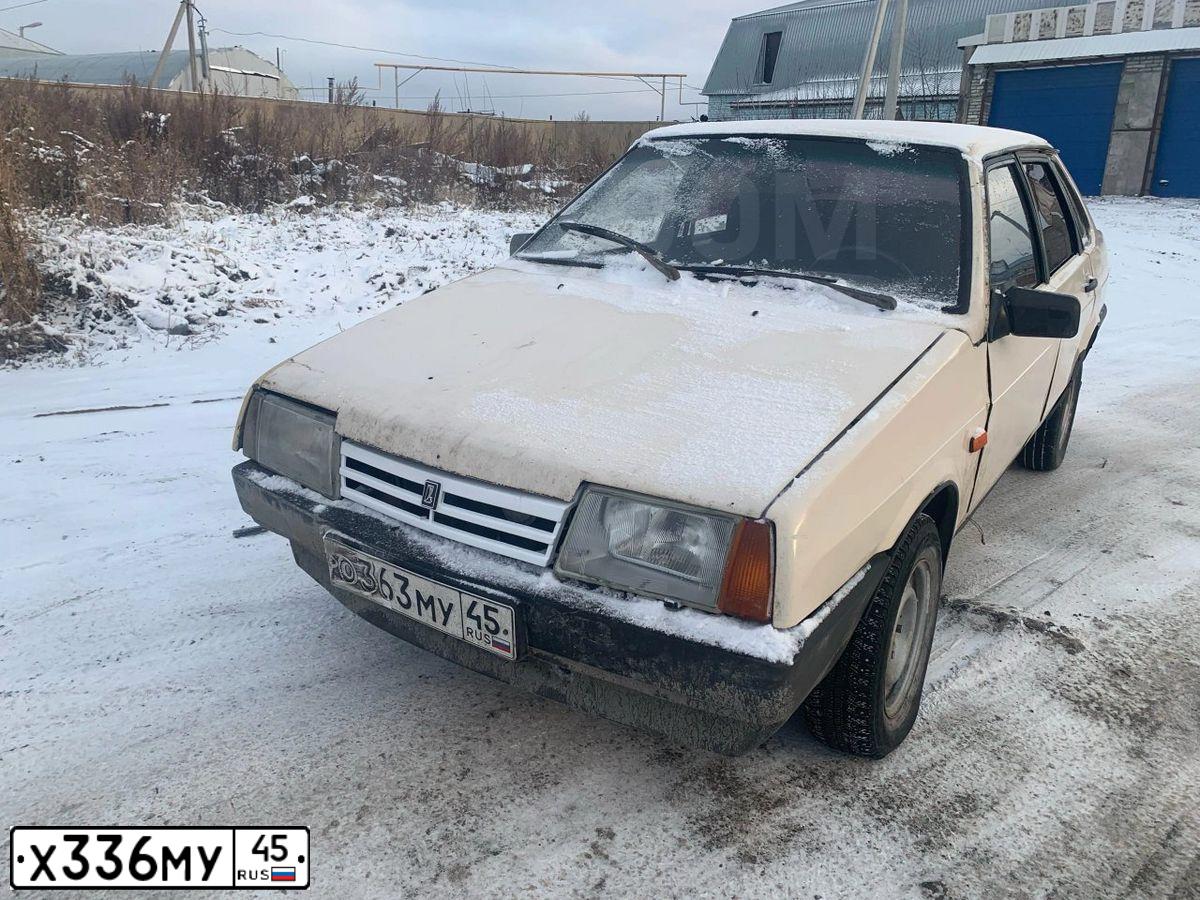 Фото автомобиля LADA 2107, 2007 — госномер Х336МУ45. Цвет: Темно-синий