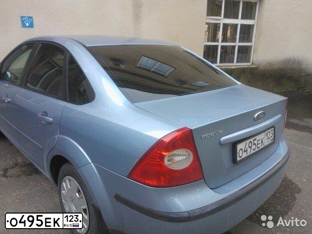 Фото автомобиля FORD FOCUS, 2008 — госномер Е442РС123. Цвет: СВЕТЛО-СЕРО-ГОЛУБОЙ