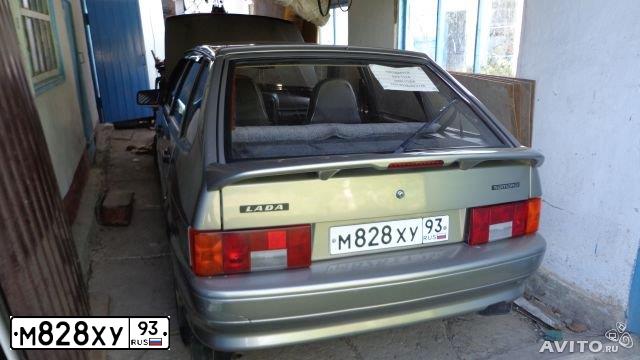 Фото автомобиля LADA 2114 SAMARA, 2008 — госномер Е597ЕМ193. Цвет: СЕРО-БЕЖЕВЫЙ
