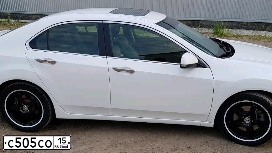 Фото автомобиля HONDA ACCORD, 2012 — госномер С505СО15. Цвет: БЕЛЫЙ