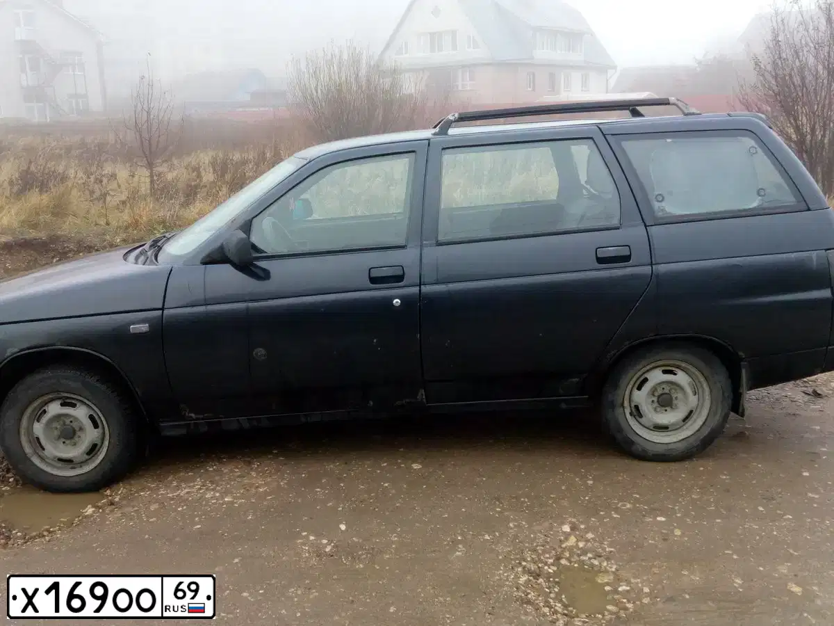 Фото автомобиля VOLKSWAGEN PASSAT, 2008 — госномер Х169ОО69. Цвет: ЧЕРНЫЙ
