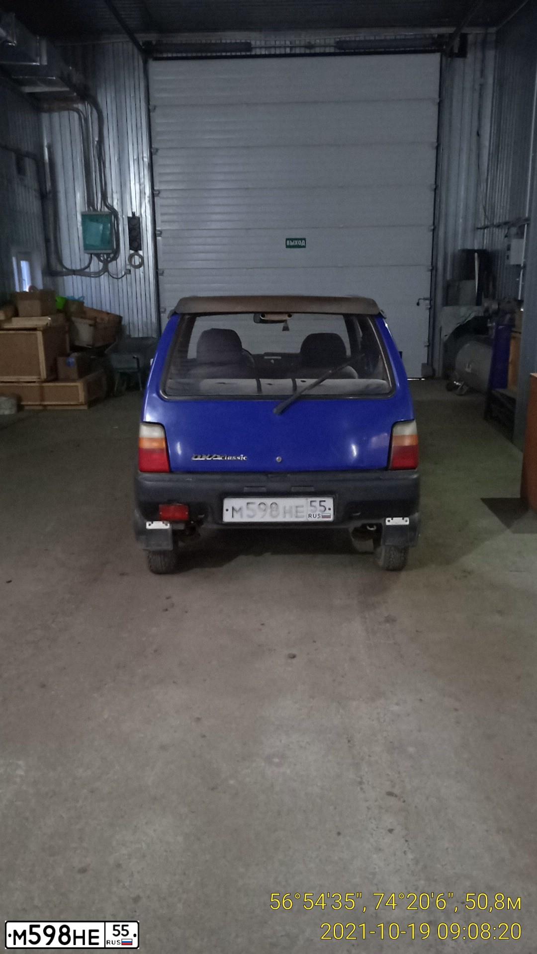 Фото автомобиля SEAZ OKA, 2005 — госномер М598НЕ55. Цвет: СИНИЙ