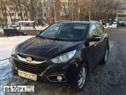 Фото автомобиля HYUNDAI IX35, 2011 — госномер В610РХ197. Цвет: ЧЕРНЫЙ