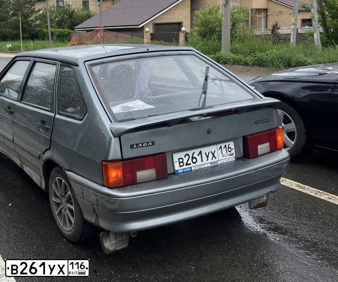 Фото автомобиля LADA 2114 SAMARA, 2010 — госномер В261УХ116. Цвет: ЗЕЛЕНЫЙ И ОТТЕНКИ