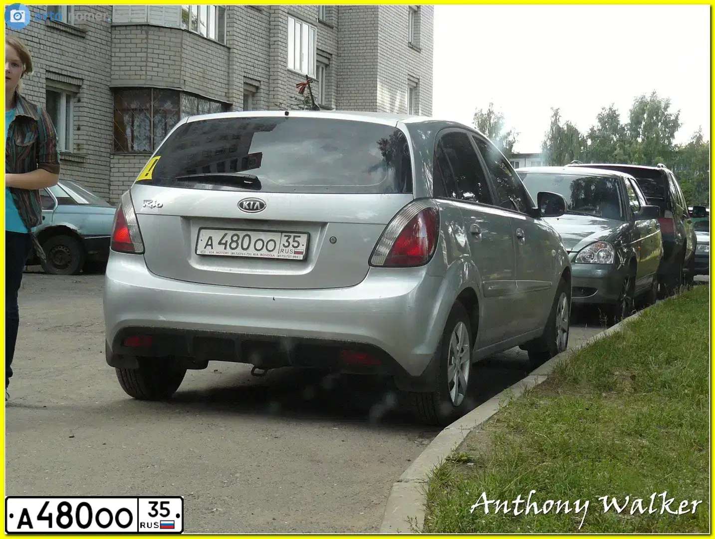 Фото автомобиля KIA Avella, 2010 — госномер А480ОО35