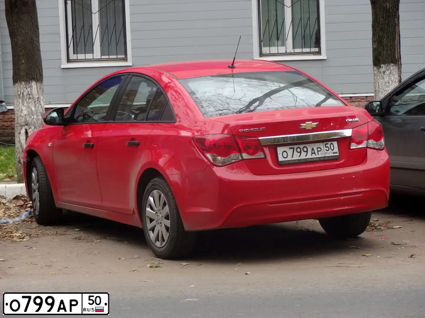 Фото автомобиля CHEVROLET CRUZE, 2013 — госномер К434МС159. Цвет: КРАСНЫЙ
