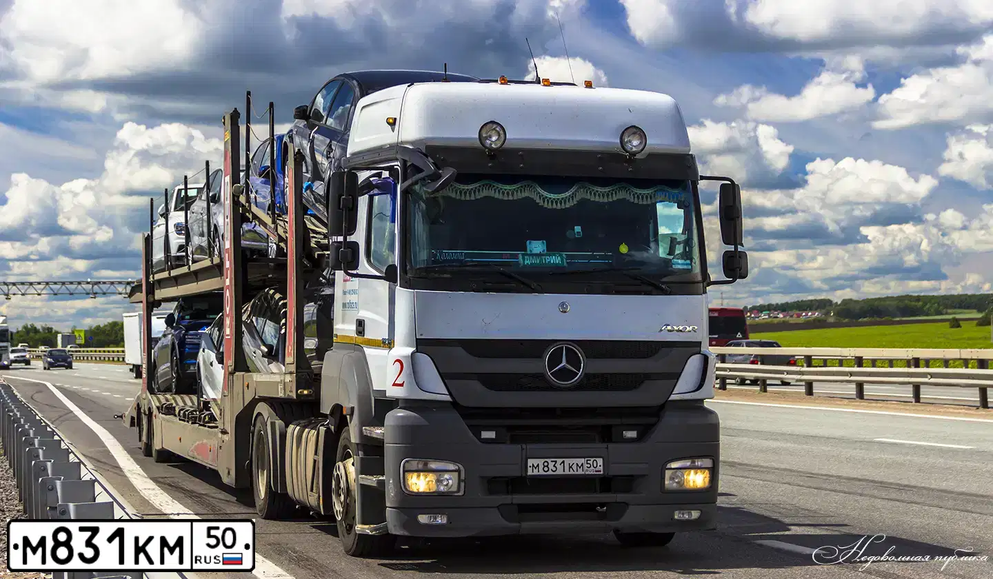 Фото автомобиля MERCEDES-BENZ AXOR, 2013 — госномер У832АН58. Цвет: Белый