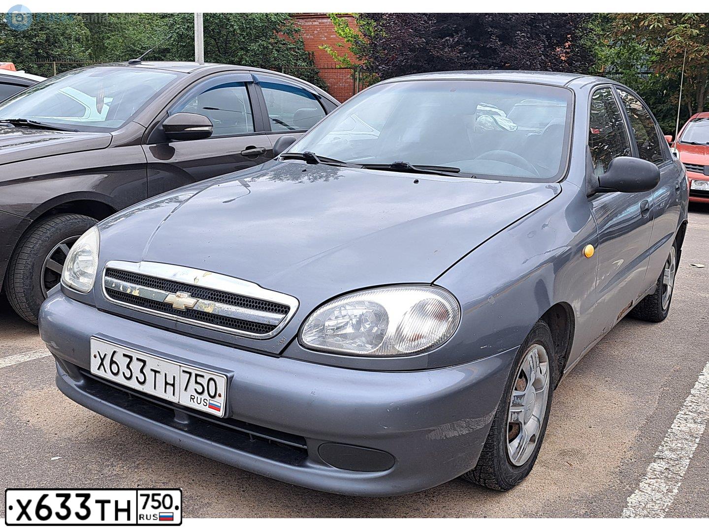 Фото автомобиля ZAZ LANOS, 2009 — госномер Н078РЕ199. Цвет: СЕРЫЙ