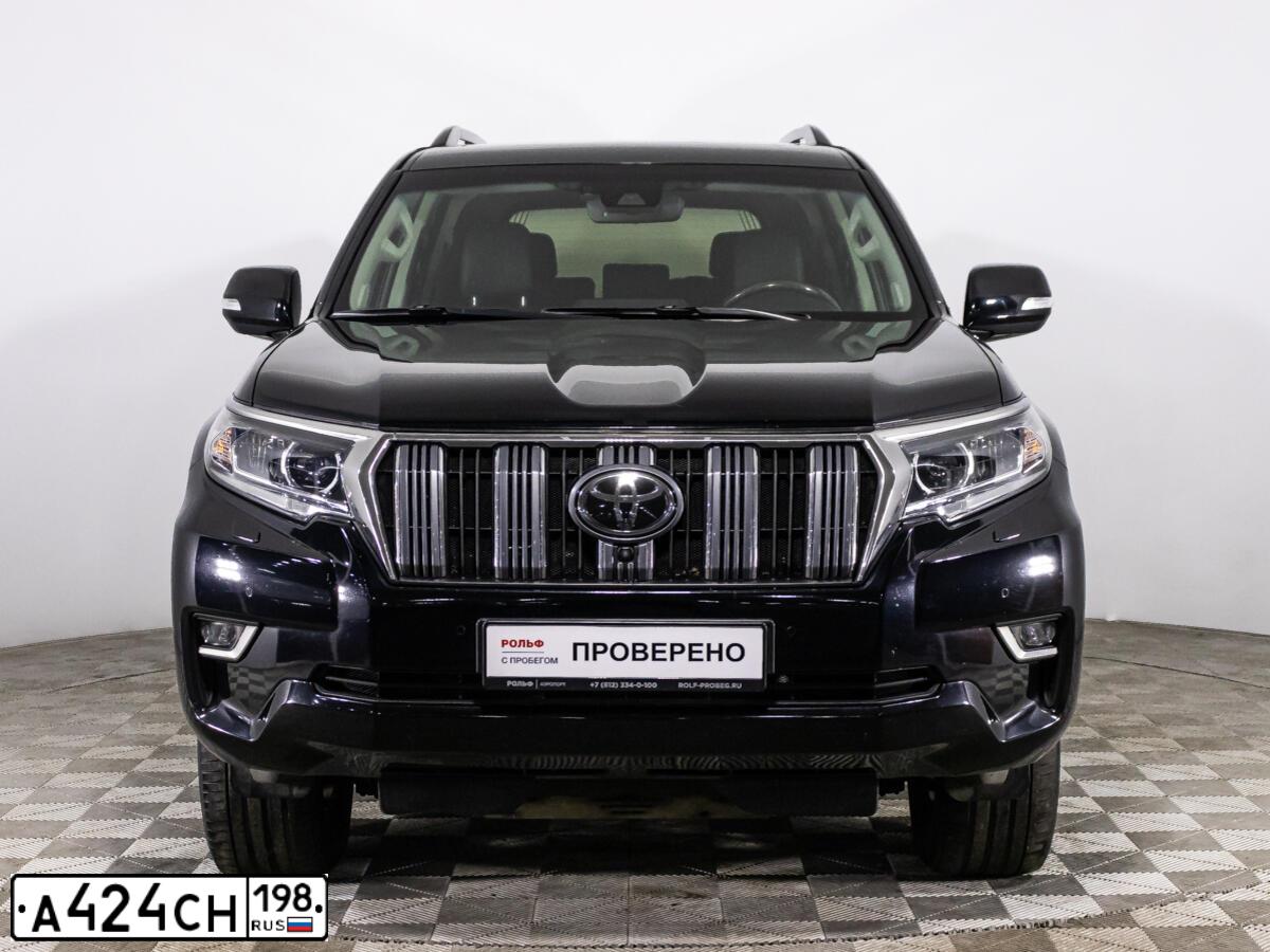 Фото автомобиля TOYOTA LAND CRUISER 150, 2018 — госномер Т370СР198. Цвет: ЧЕРНЫЙ