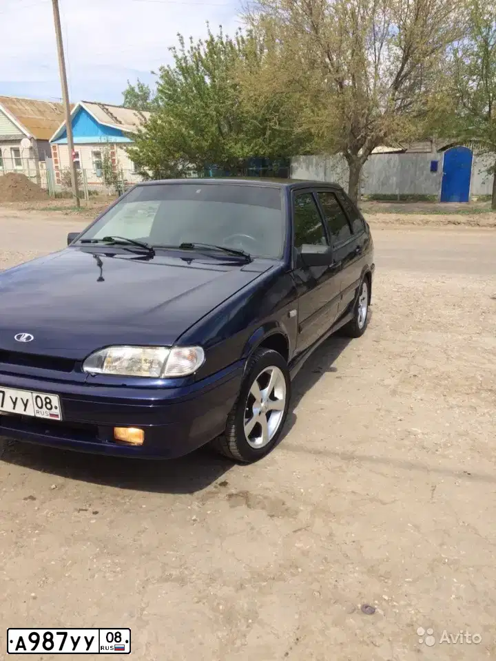 Фото автомобиля LADA 2114 SAMARA, 2012 — госномер А275УР30. Цвет: синий