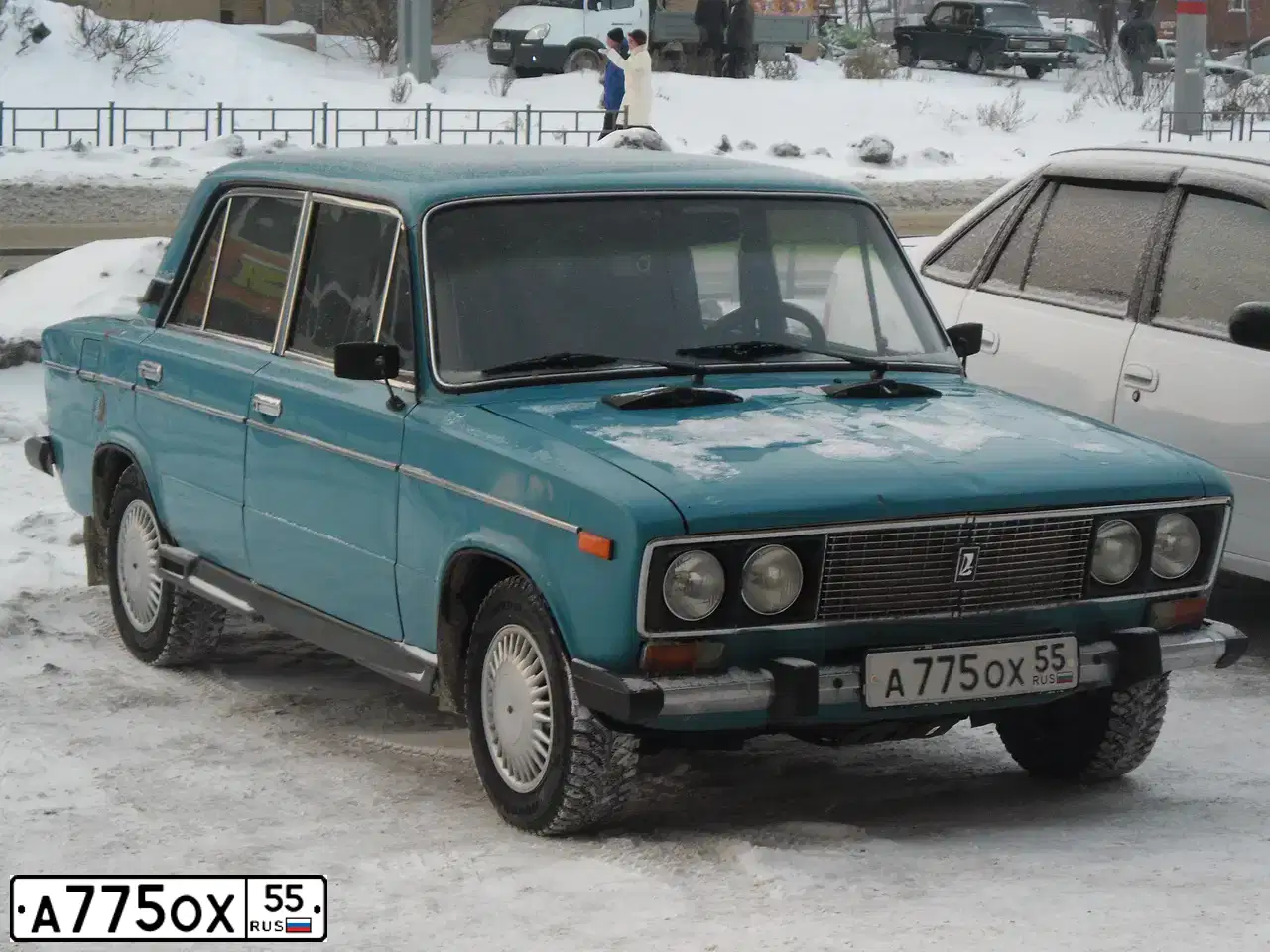Фото автомобиля LADA 2106, 1994 — госномер А775ОХ55. Цвет: ПИЦУНДА