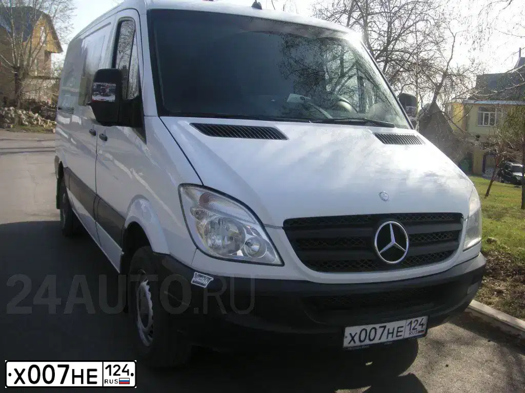Фото автомобиля MERCEDES-BENZ SPRINTER, 2012 — госномер У623КМ19. Цвет: Белый