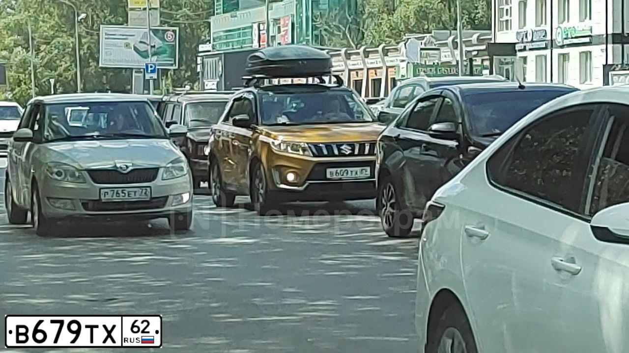 Фото автомобиля MAZDA 3, 2005 — госномер В679ТХ62. Цвет: ЧЕРНЫЙ