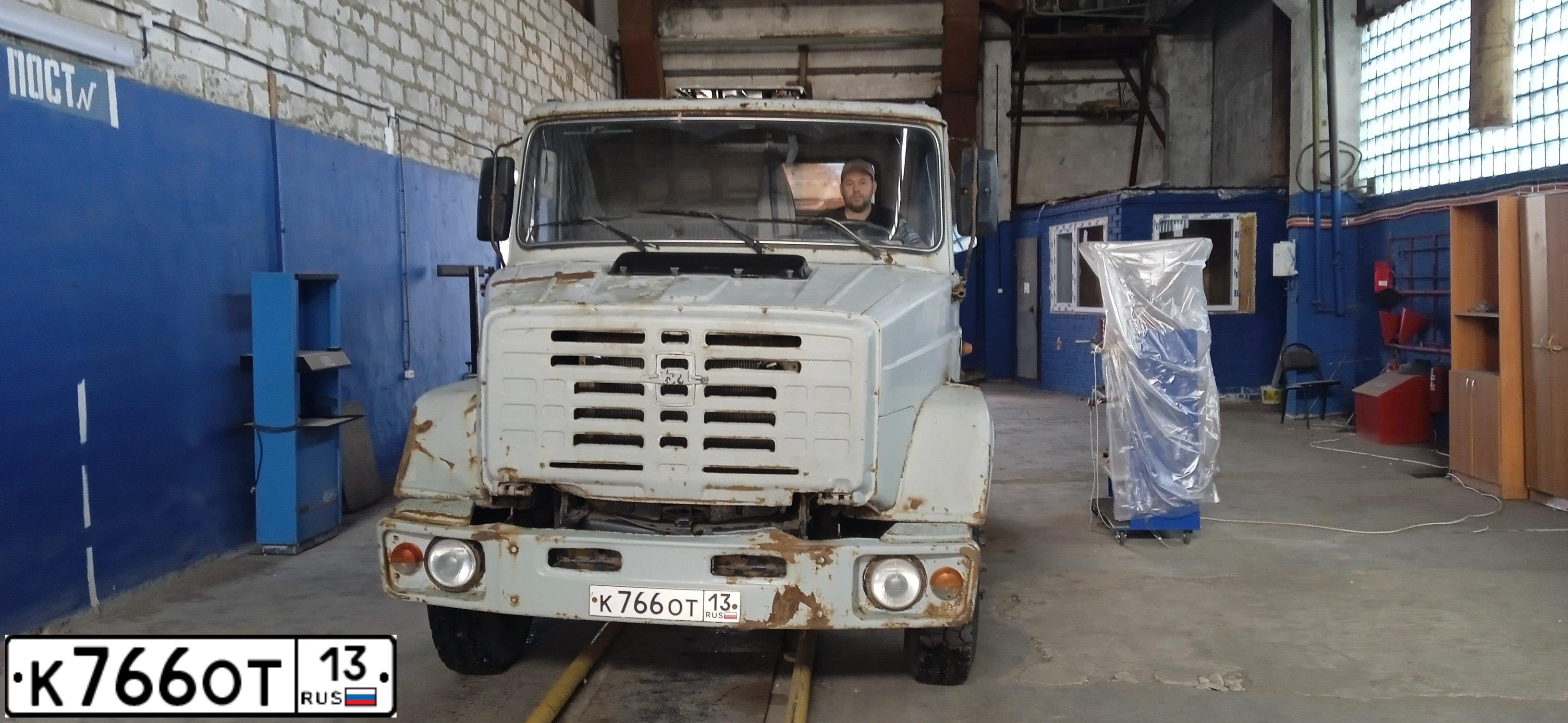 Фото автомобиля ZIL 433362 /4X2/ CHASSIS, 2000 — госномер Е600УМ68. Цвет: БЕЛЫЙ