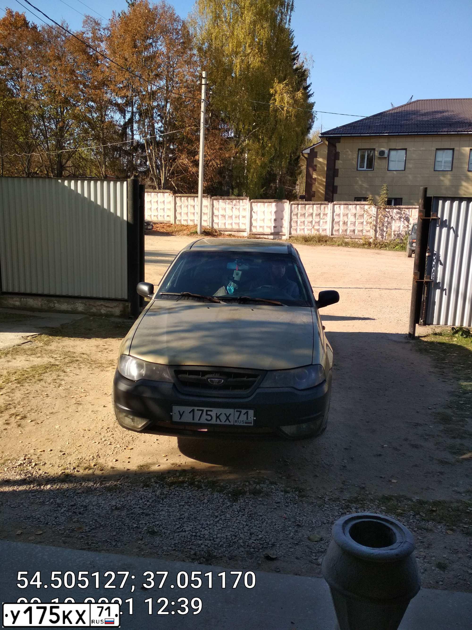 Фото автомобиля DAEWOO NEXIA, 2010 — госномер У175КХ71. Цвет: ПЕСОЧНЫЙ