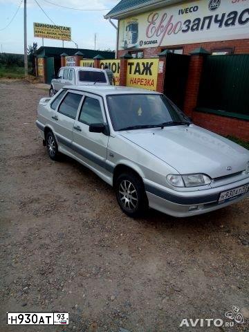 Фото автомобиля LADA 2115 SAMARA, 2006 — госномер Н930АТ93. Цвет: МОЛОЧНО-БЕЛЫЙ СЕРЕБРИСТЫЙ
