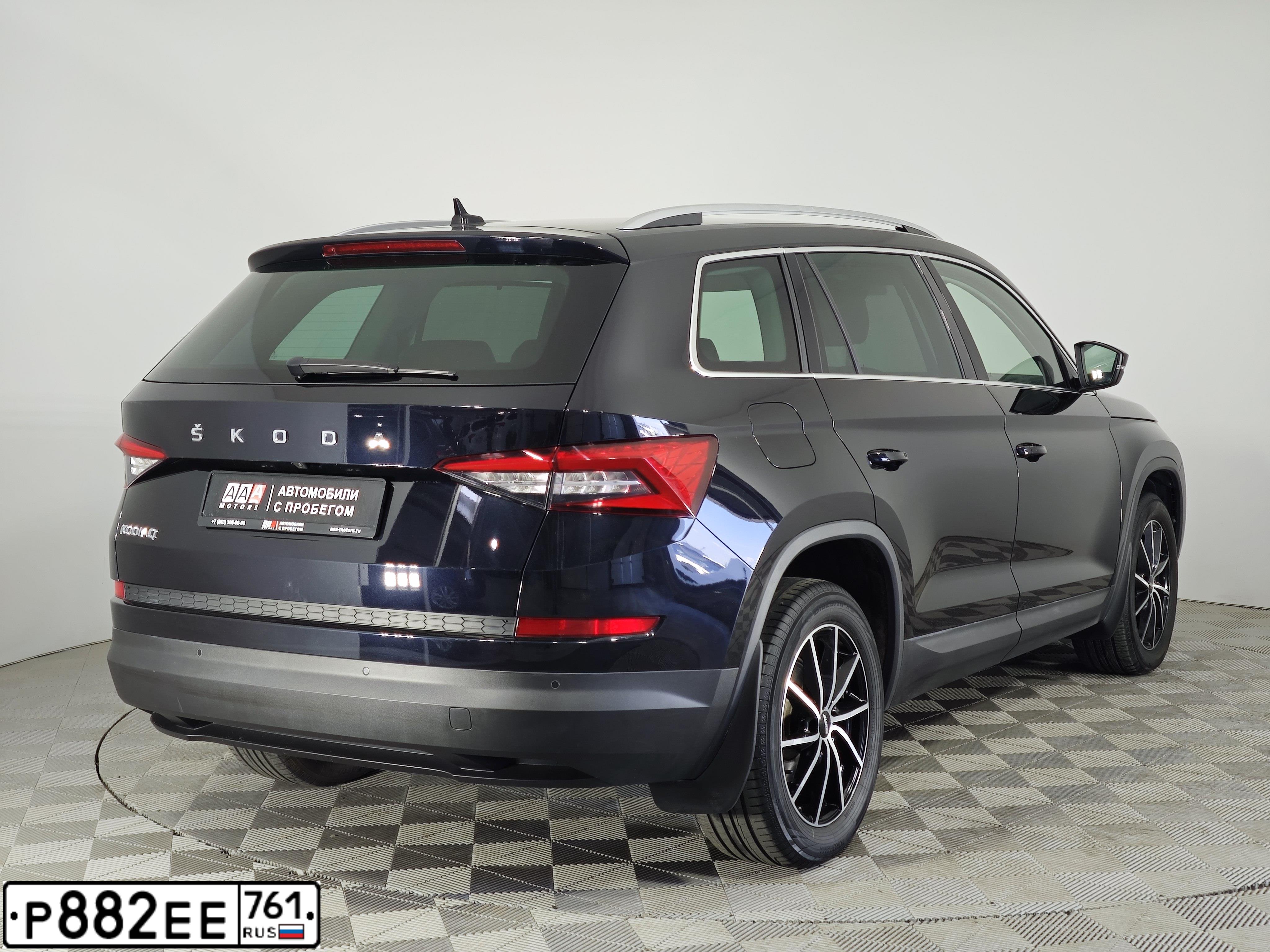 Фото автомобиля SKODA KODIAQ, 2021 — госномер А689НО193. Цвет: ЧЕРНЫЙ
