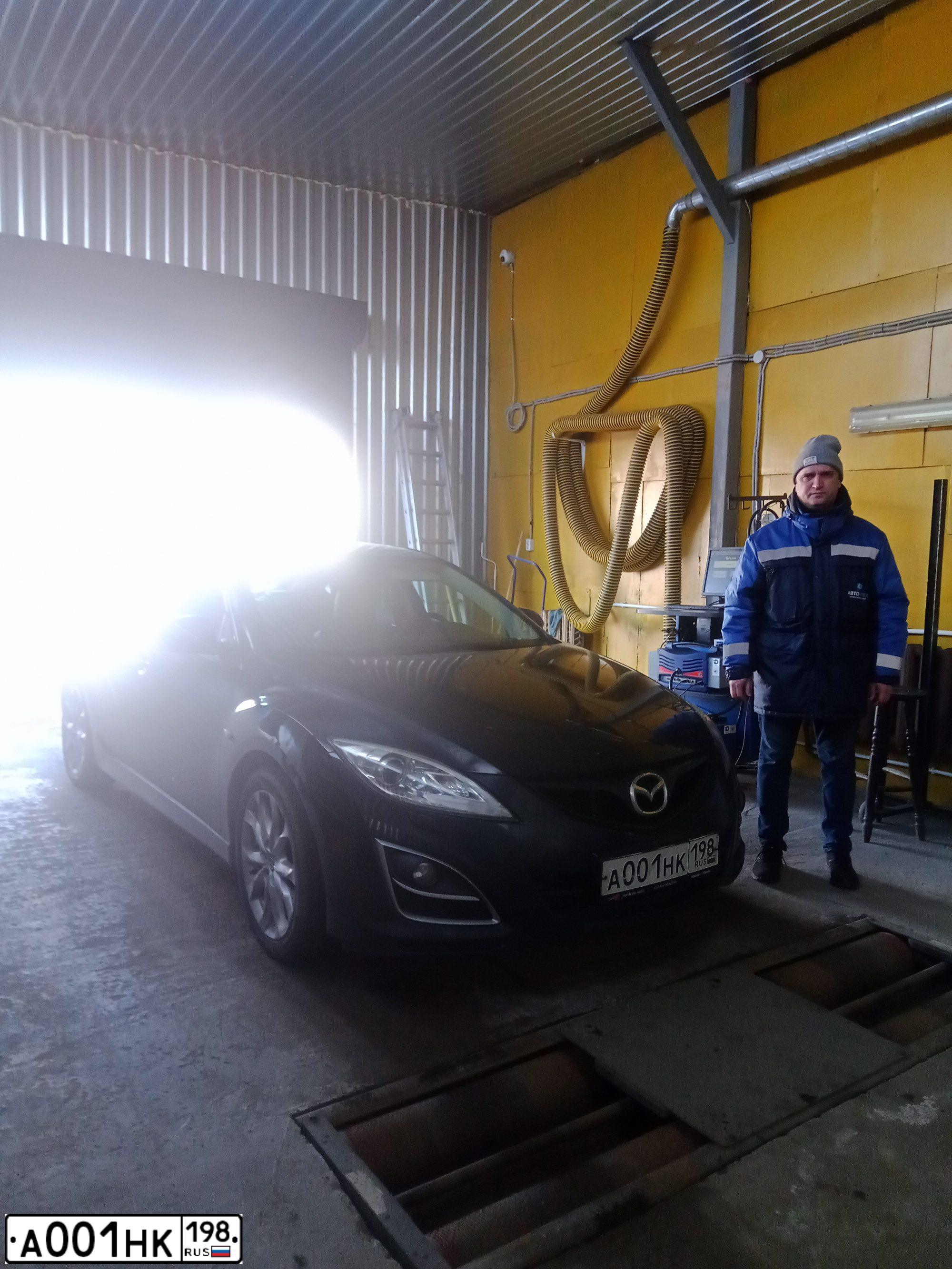 Фото автомобиля MAZDA 6, 2011 — госномер К466ЕН147. Цвет: ЧЕРНЫЙ