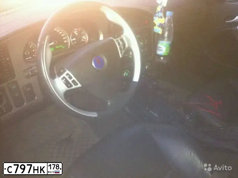 Фото автомобиля SAAB 9-5, 2005 — госномер С797НК178. Цвет: ЧЕРНЫЙ