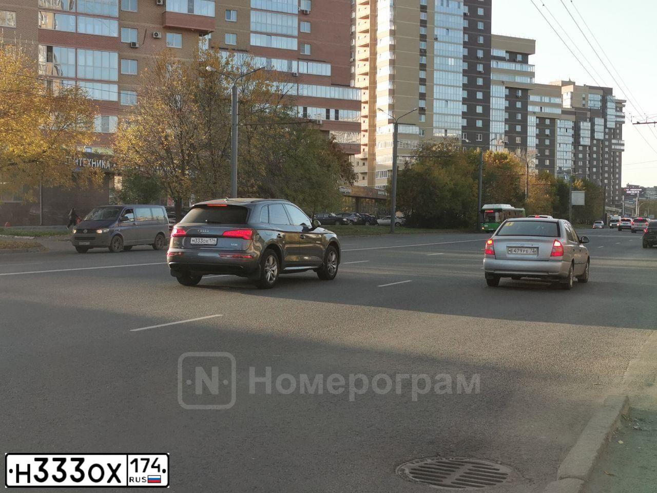 Фото автомобиля MAZDA 3, 2008 — госномер Н333ОХ174. Цвет: ЧЕРНЫЙ