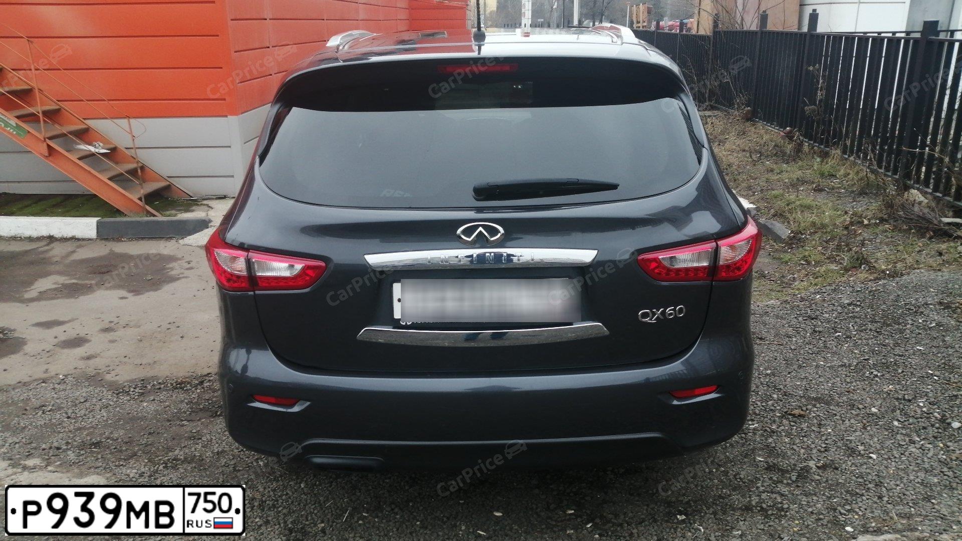 Фото автомобиля INFINITI QX60, 2014 — госномер Х295СС797