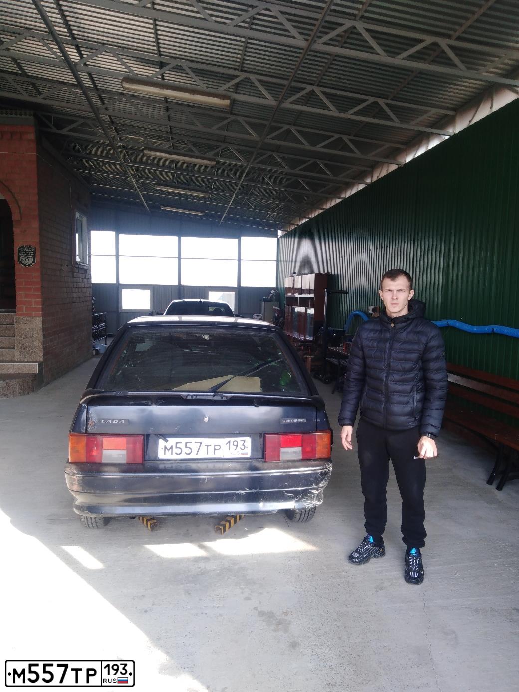 Фото автомобиля LADA 2114 SAMARA, 2007 — госномер М444АР123. Цвет: ГРАФИТОВЫЙ МЕТАЛЛИК