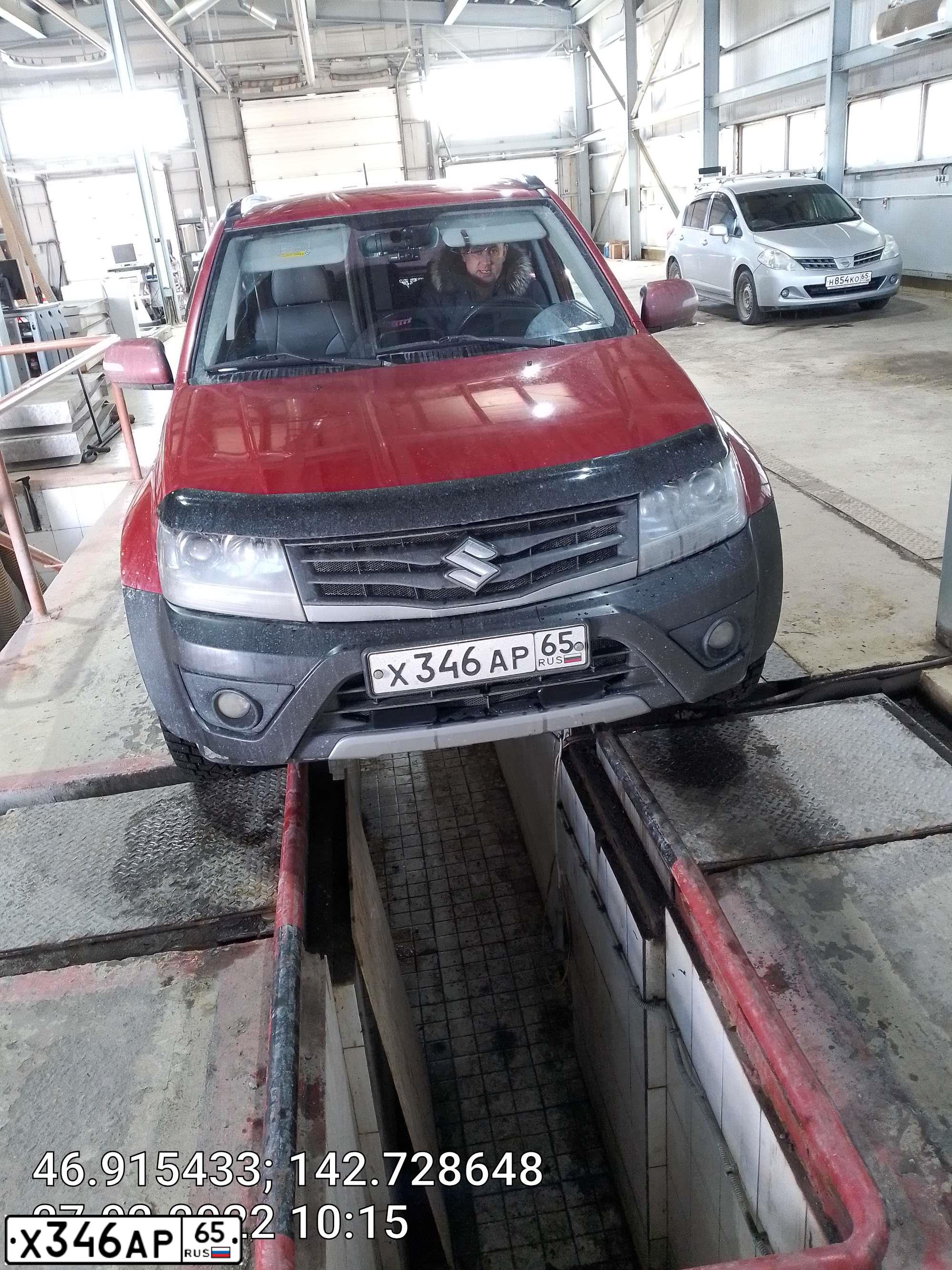 Фото автомобиля SUZUKI /GRAND/ VITARA, 2012 — госномер Х346АР65