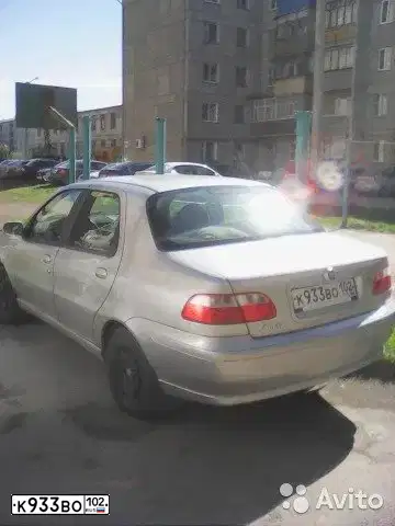 Фото автомобиля FIAT ALBEA, 2008 — госномер К933ВО102. Цвет: СЕРЫЙ СТАЛЬНОЙ