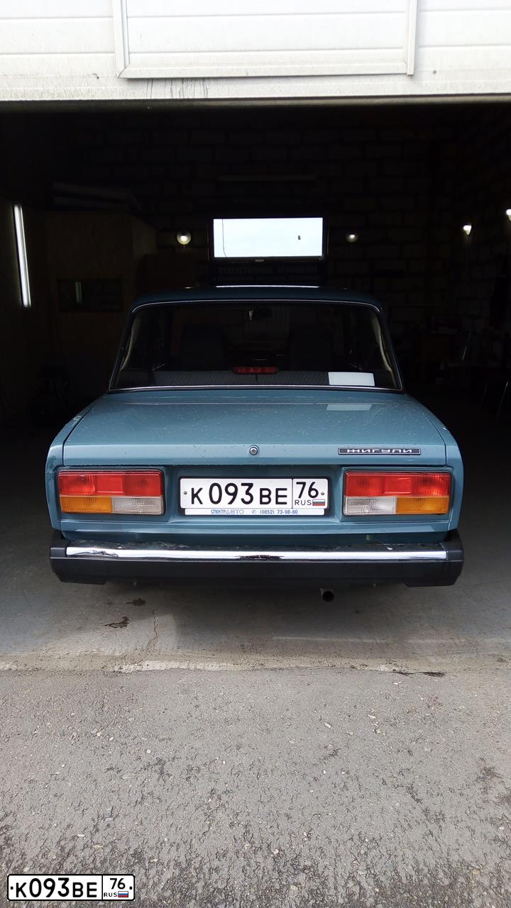 Фото автомобиля LADA 2107, 2004 — госномер О800СУ44. Цвет: СЕРО-СИНИЙ