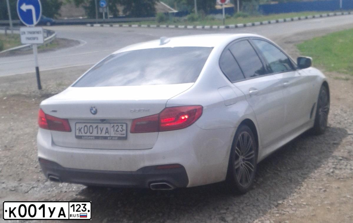 Фото автомобиля BMW 530D, 2018 — госномер Т407ВН323