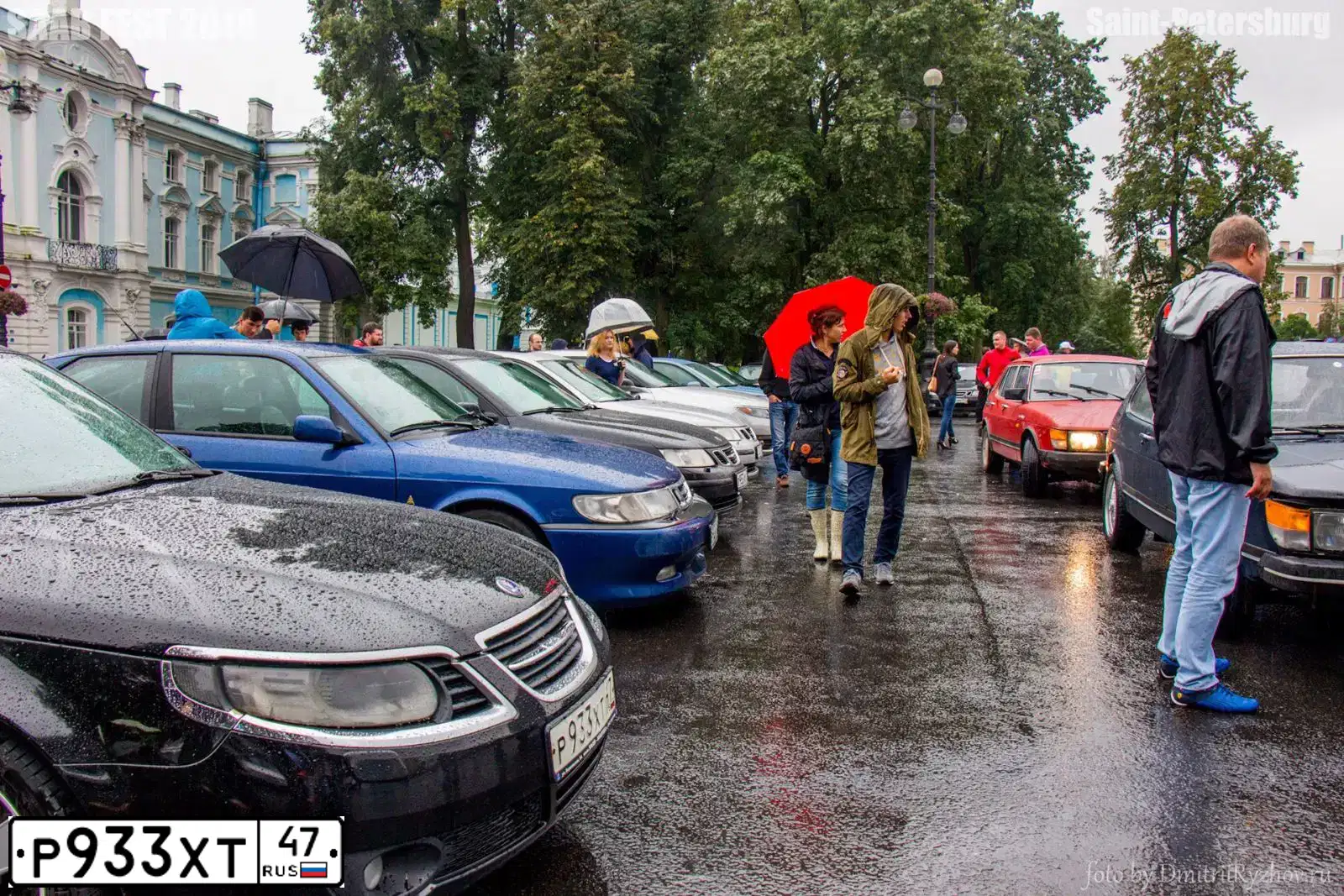 Фото автомобиля SAAB B 9-5, 2005 — госномер А808СУ198. Цвет: ЧЕРНЫЙ