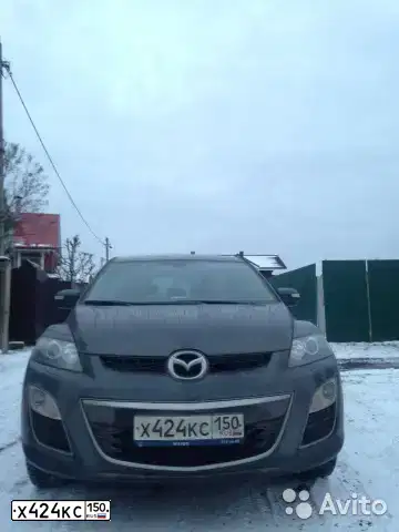 Фото автомобиля MAZDA CX-7, 2011 — госномер У146ВТ71. Цвет: СЕРЫЙ