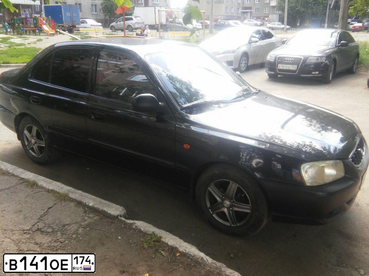 Фото автомобиля AUDI A6, 2010 — госномер В141ОЕ174. Цвет: ЧЕРНЫЙ