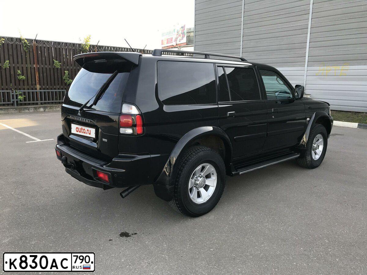 Фото автомобиля MITSUBISHI PAJERO SPORT, 2007 — госномер К830АС790. Цвет: ЧЕРНЫЙ