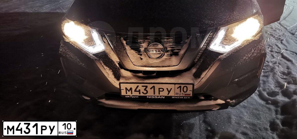 Фото автомобиля NISSAN X-TRAIL, 2018 — госномер Т290РУ60. Цвет: Серый