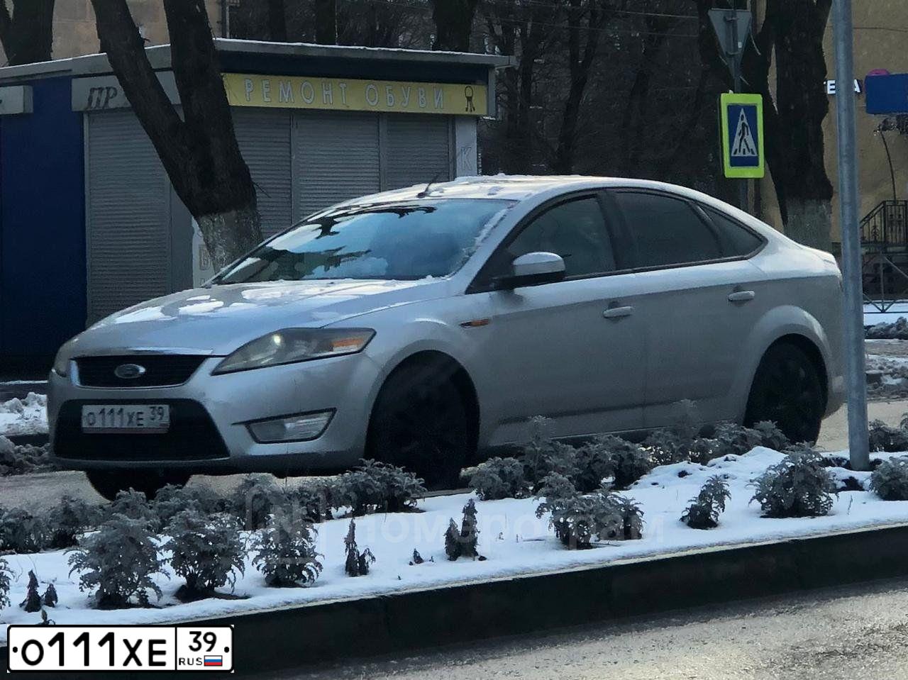 Фото автомобиля FORD MONDEO, 2007 — госномер С303ТХ39. Цвет: ЧЕРНЫЙ