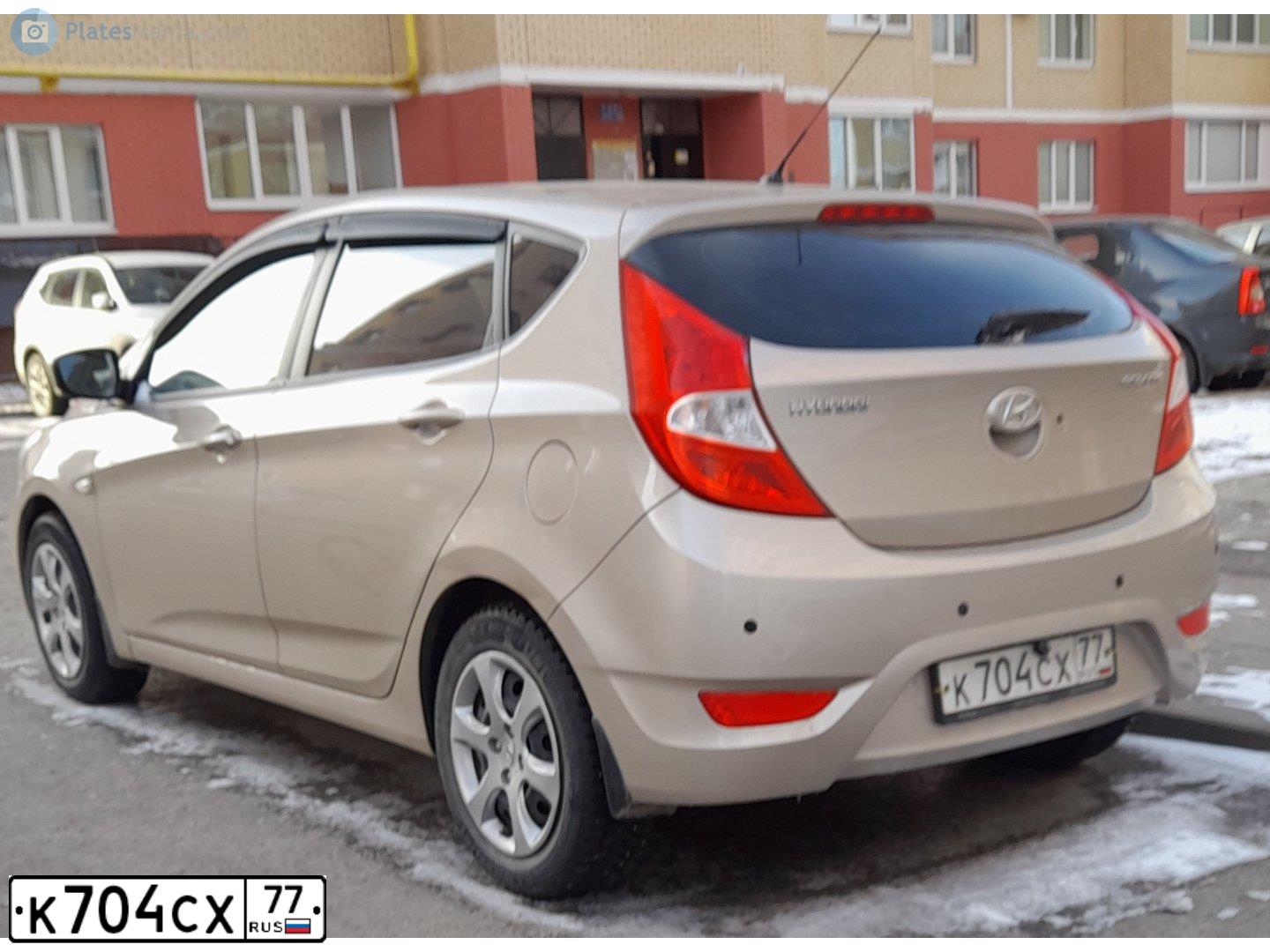 Фото автомобиля HYUNDAI SOLARIS, 2012 — госномер О286РК71. Цвет: БЕЖЕВО-СЕРЫЙ