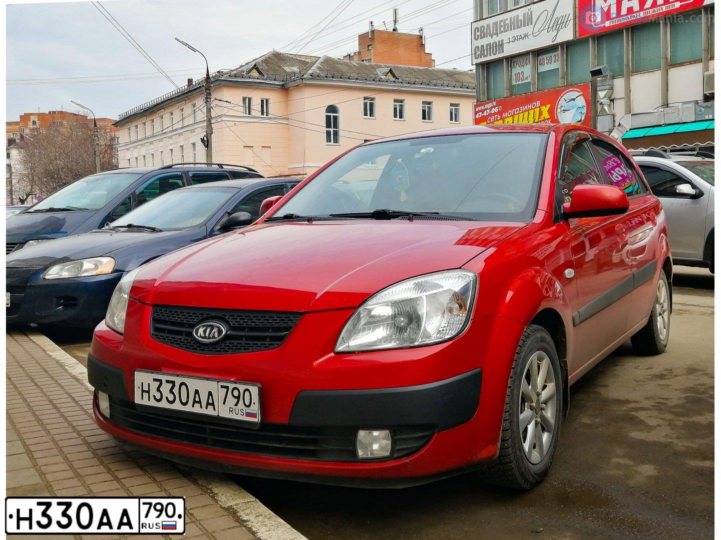 Фото автомобиля КИА РИО, 2009 — госномер А697МВ57. Цвет: Красный