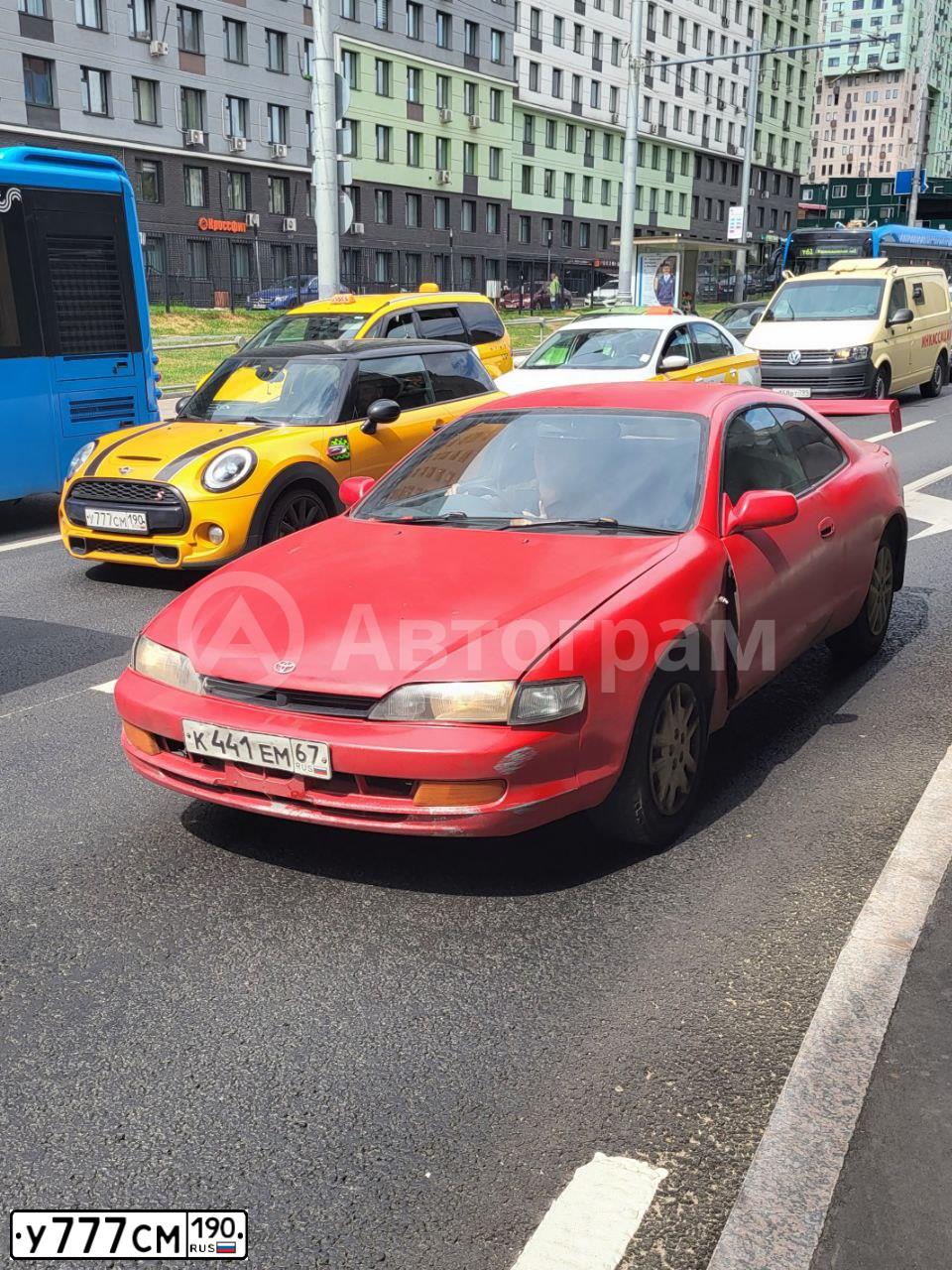 Фото автомобиля HONDA CIVIC, 2008 — госномер А082ОМ750. Цвет: Красный