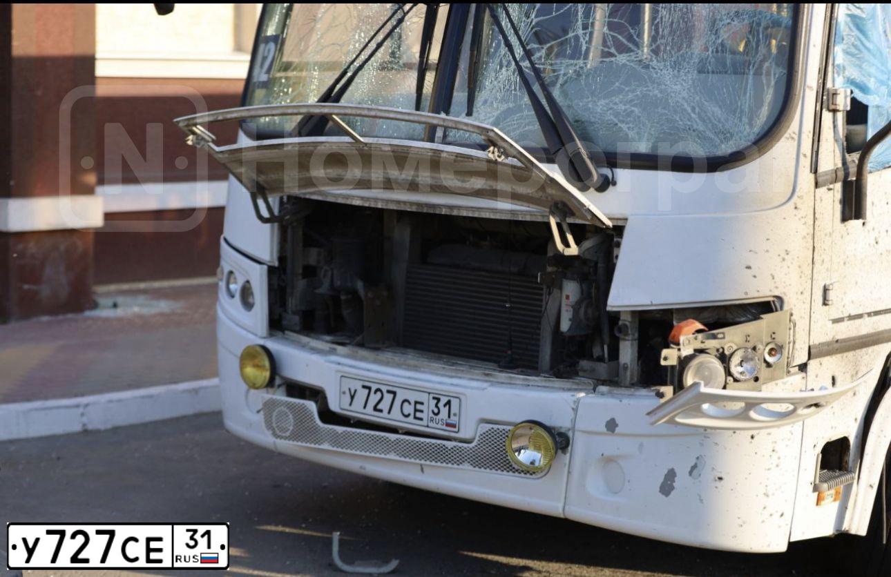 Фото автомобиля PAZ 3204, 2016 — госномер У727СЕ31. Цвет: Белый