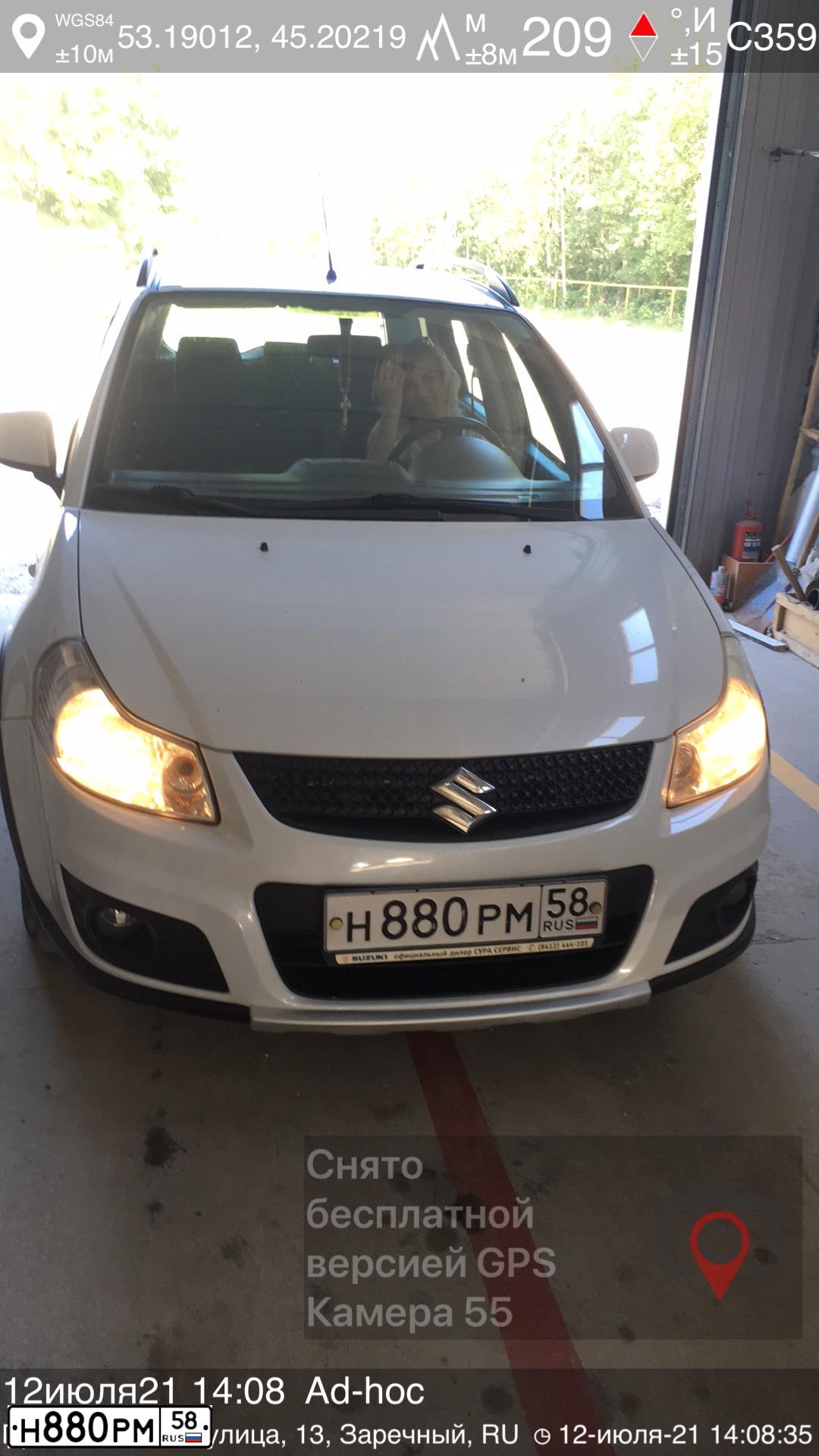 Фото автомобиля SUZUKI SX 4, 2011 — госномер Н880РМ58