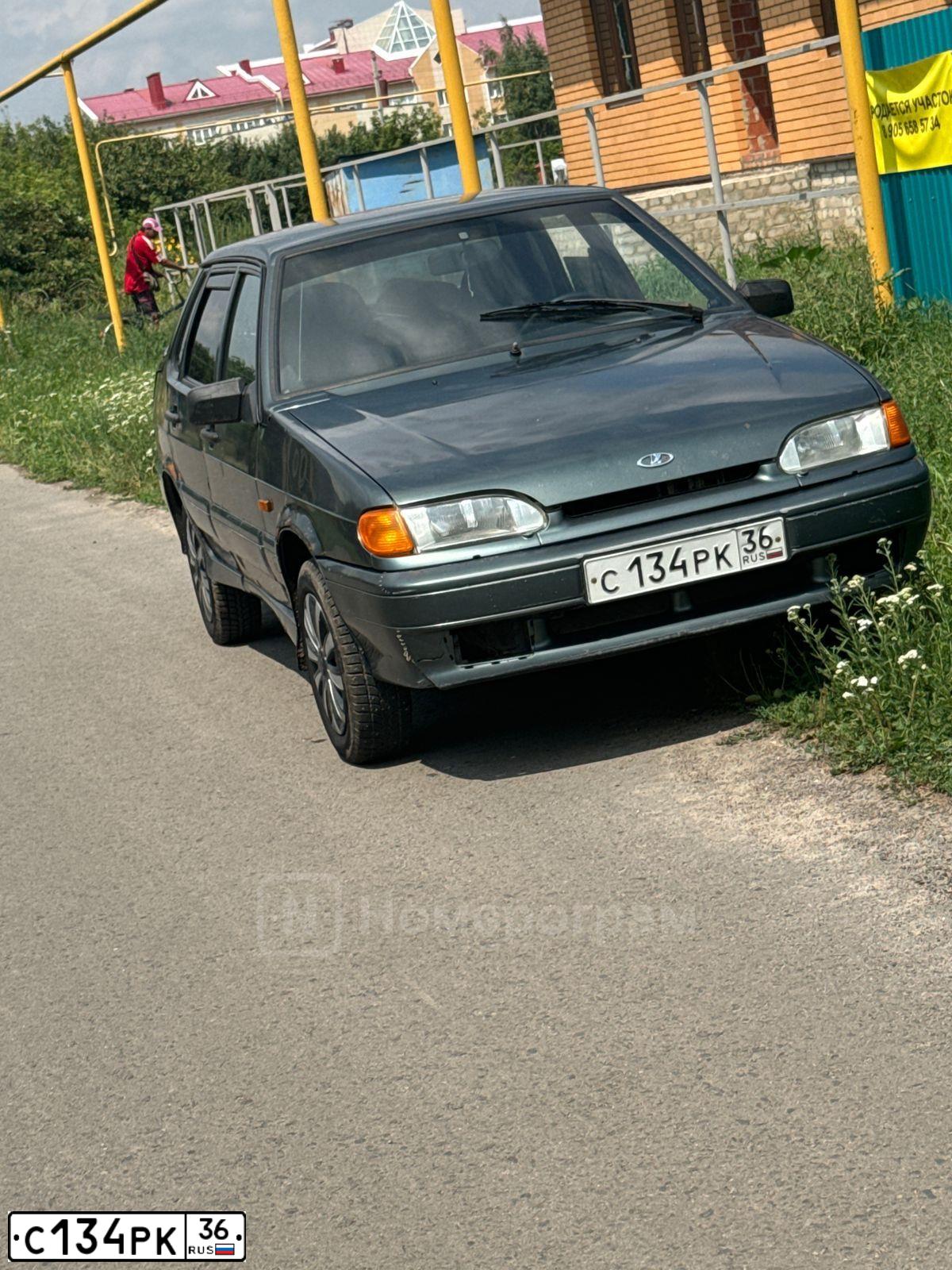 Фото автомобиля LADA 2115 SAMARA, 2006 — госномер С134РК36. Цвет: СЕРО-СИНЕ-ЗЕЛЕНЫЙ