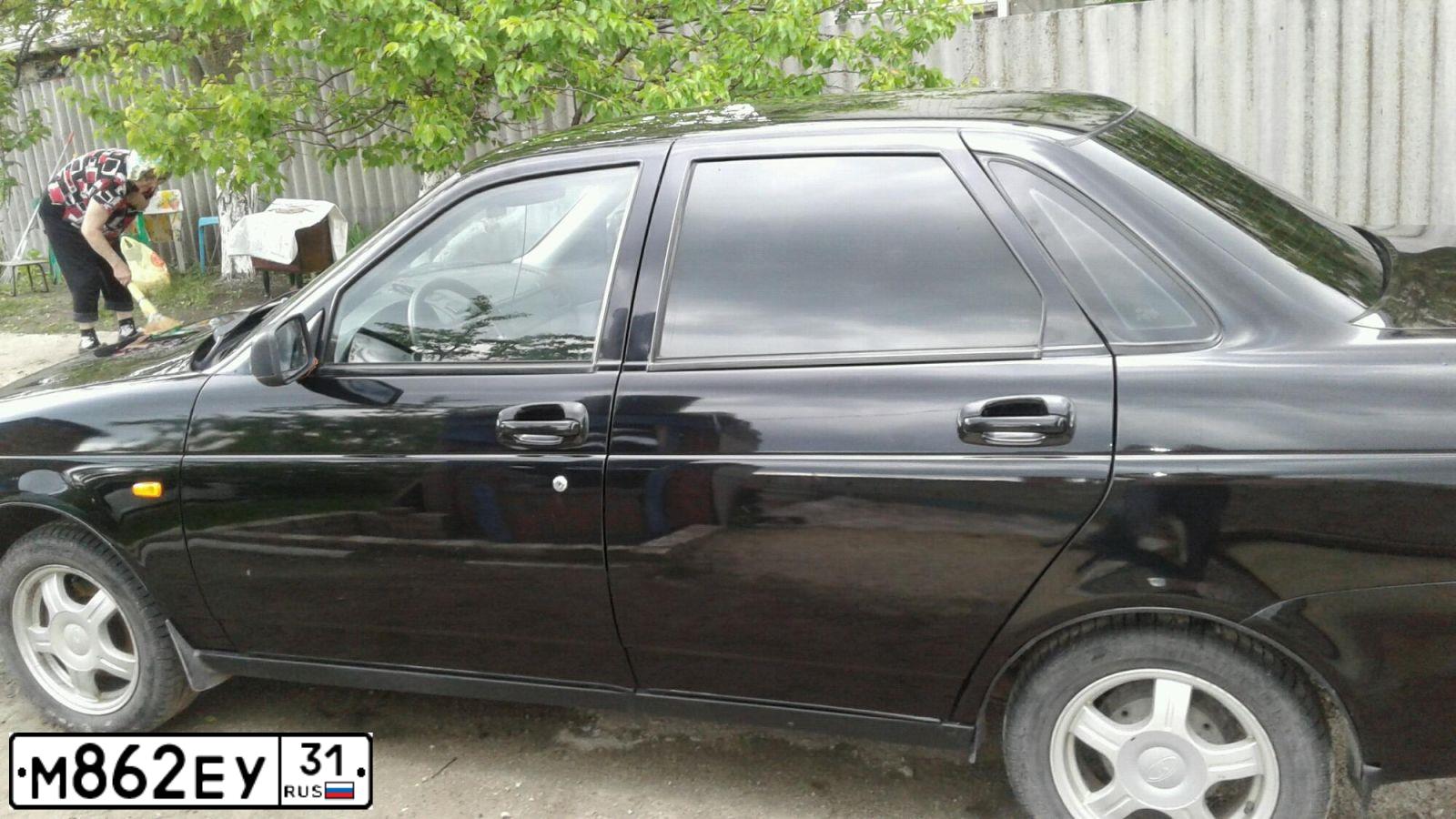 Фото автомобиля LADA PRIORA, 2008 — госномер В813ВР57. Цвет: Темно-зеленый