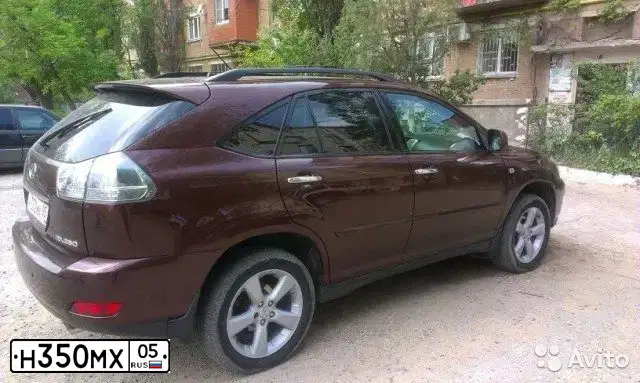 Фото автомобиля LEXUS RX, 2008 — госномер Н350МХ05. Цвет: Коричневый